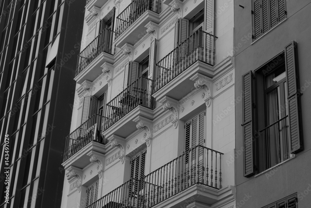 Architecture architectural detail photo black white