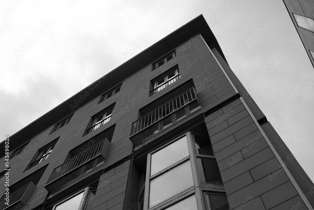 Obraz premium Architecture architectural detail photo black white