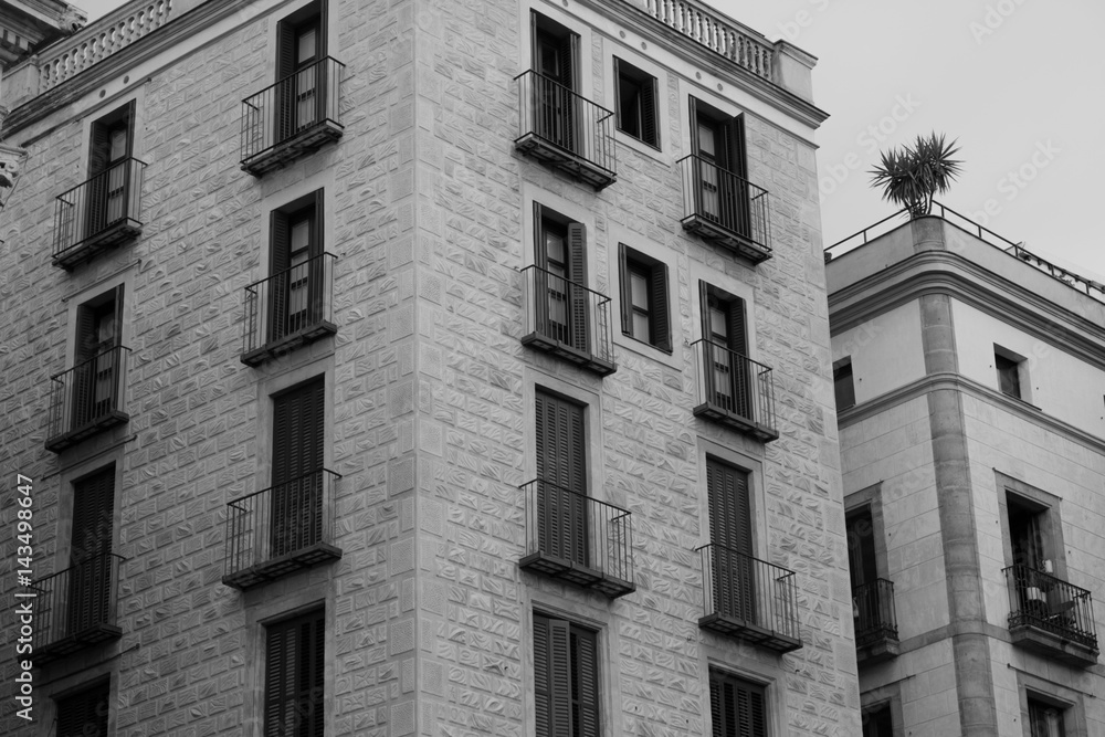 Architecture architectural detail photo black white