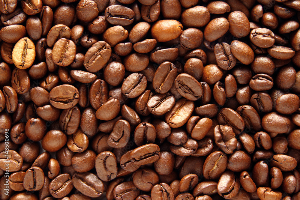 Obraz premium coffee beans as wallpaper