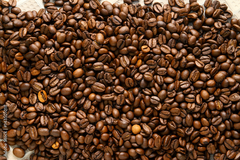 Fototapeta premium coffee beans as wallpaper