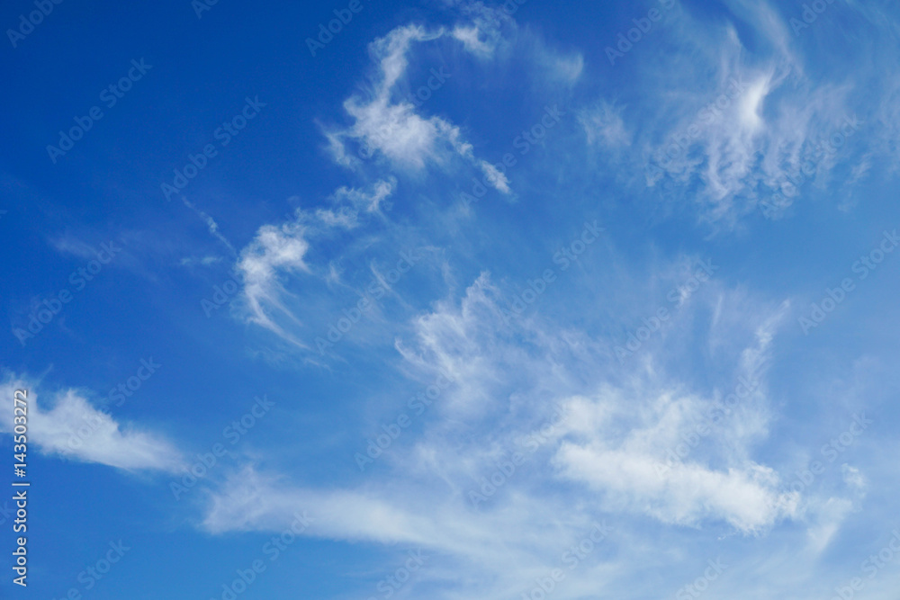 Cloudy blue sky abstract background Cloudy blue sky abstract background