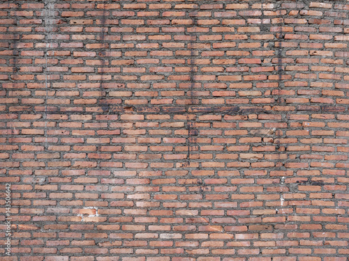 old dirty interior with brick wall  vintage background