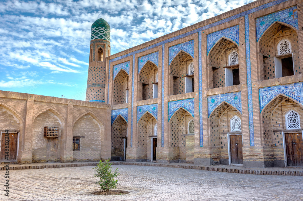 Atrium of the madrassa, Khiva