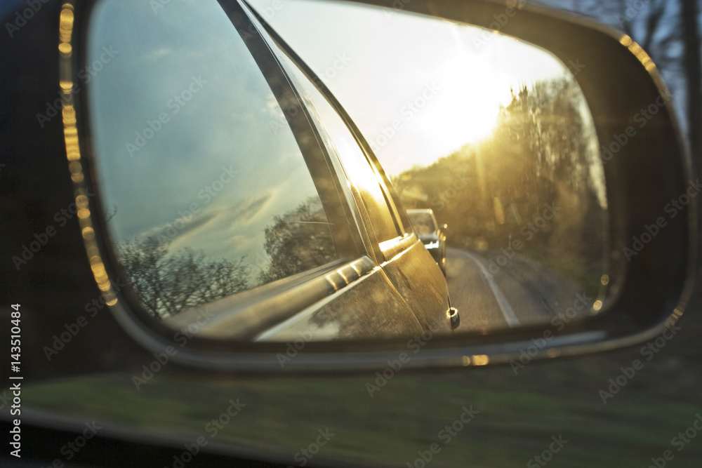 The sun through the mirror The sun through the mirror