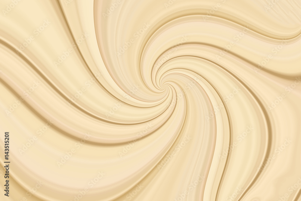 Abstract fractal cream curl