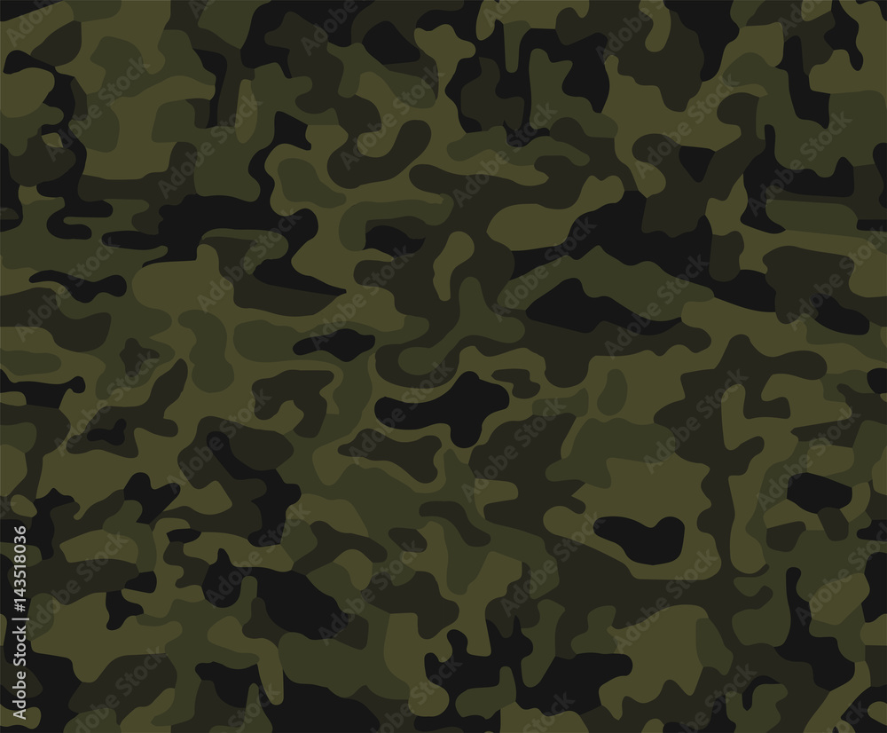 Abstract military or hunting camouflage background. Seamless pattern.  Brown, green color. vector de Stock | Adobe Stock