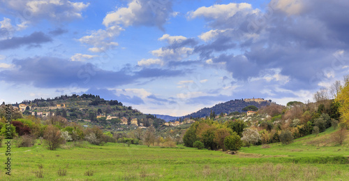 Spring is somewhere on the outskirts of Florence.Italy