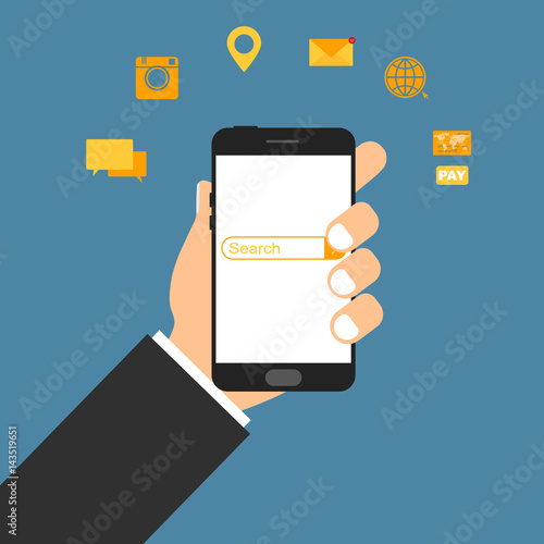 Phone in hand