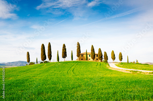 Tuscany  spring landscape