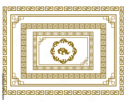 Chinese template Vector
