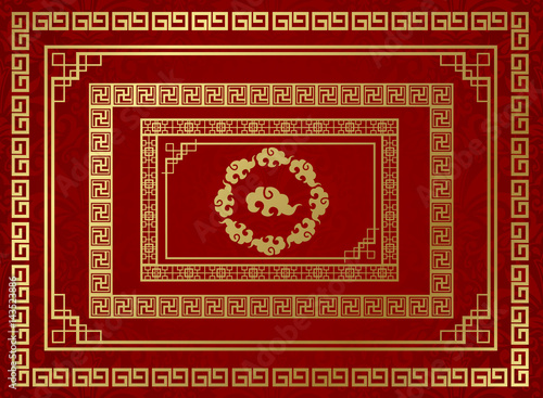 Chinese template Vector
