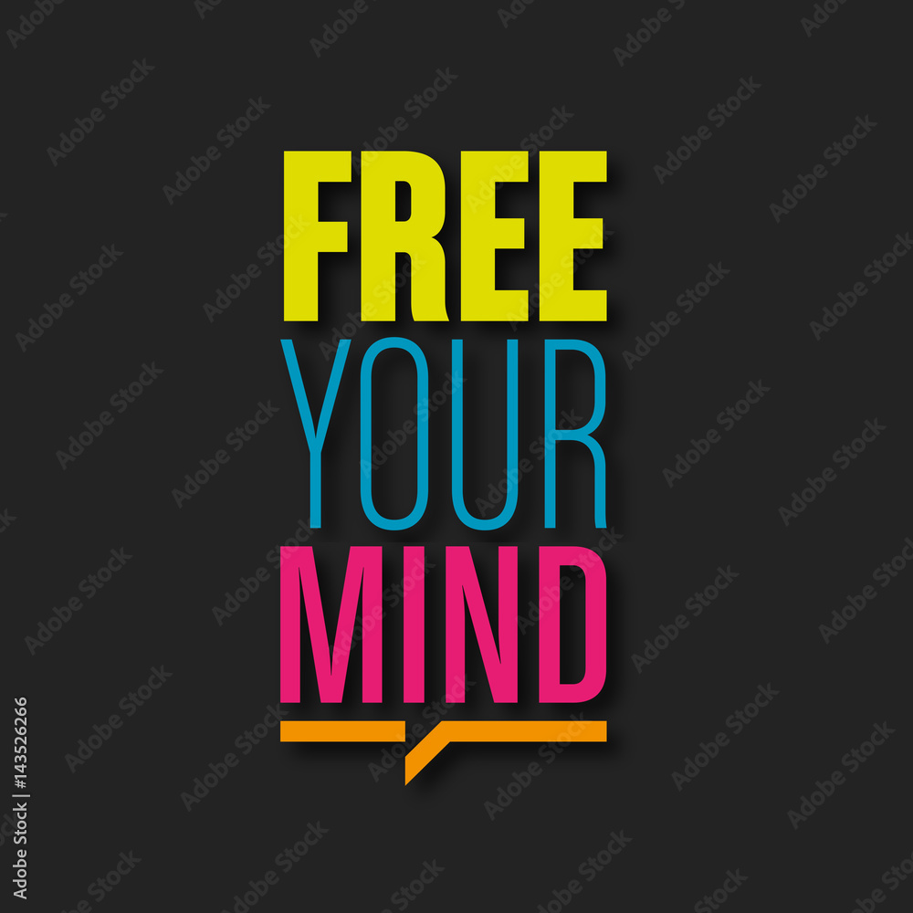 Obraz premium free your mind