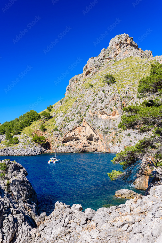 Torrent de Pareis and Port de Sa Calobra - beautiful coast of Mallorca, Spain