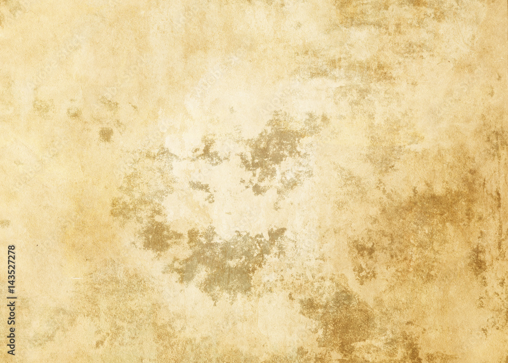 Fototapeta premium Old yellowed paper texture.