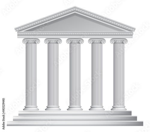 Canvas Print Greek or Roman Temple Columns