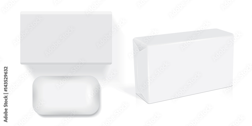 box soap for your design EPS10 Vector Mock up easily change the color of the soap box soap for your design EPS10 Vector Mock up easily change the color of the soap