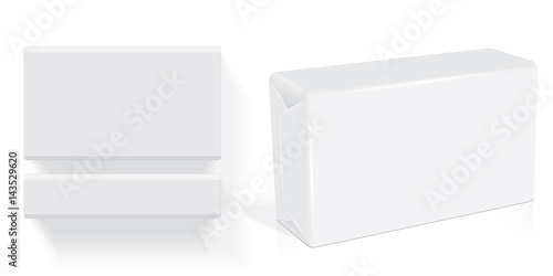box soap for your design EPS10 Vector Mock up easily change the color of the soap 