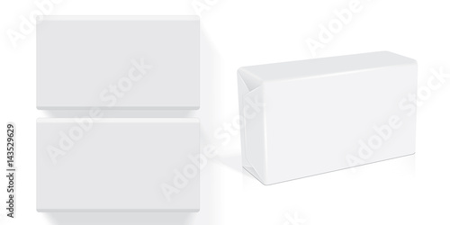 box soap for your design EPS10 Vector Mock up easily change the color of the soap 