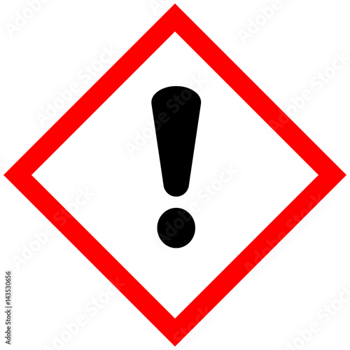 GHS07 dickes Ausrufezeichensymbol - Xi