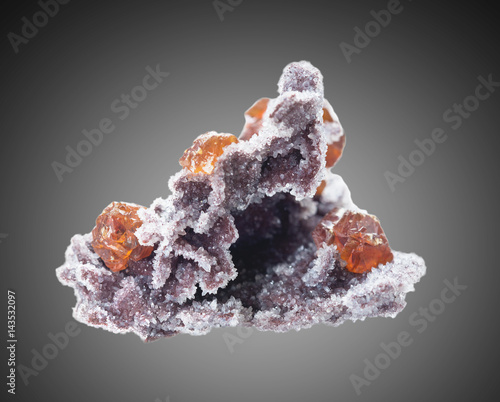Sphalerite on a matrix with...