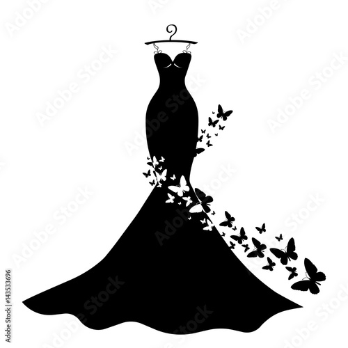 Beautiful dress illustration