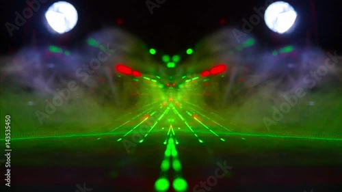 Laser and Light Concert Dancefloor Stage photo