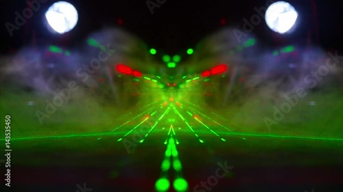 Laser and Light Concert Dancefloor Stage