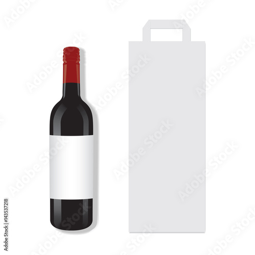 wine for your design and logo Mock Up Vector EPS10