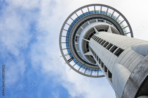 Auckland Tower, New Zealand, view from bottom, 7.november 2011