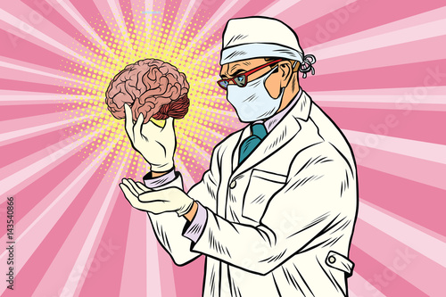 Surgeon doctor and the human brain