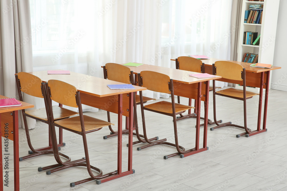 School classroom interior School classroom interior