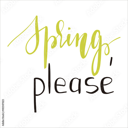 spring lettering phrases