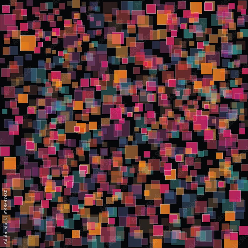 Abstract background with color squares