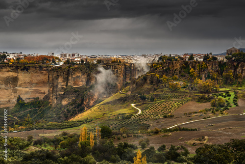 Ronda is a mountaintop city in Spain’s Malaga province in Andalusia.