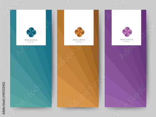 Branding Packaging abstract background, logo banner voucher, vector illustration