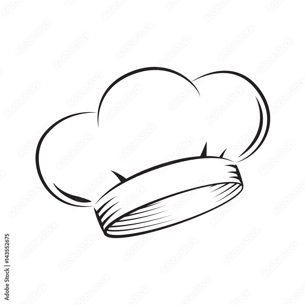 Draw Chef Hat Vector Stock Vector Adobe Stock draw-chef-hat-vector-stock-vector-adobe-stock