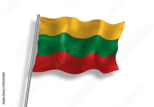 Free Download Drapeau de Lituanie en qualité vectorielle - GFXLoad