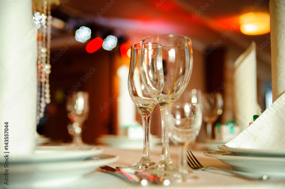Beautiful decoration of the table for the wedding. Beautiful decoration of the table for the wedding.