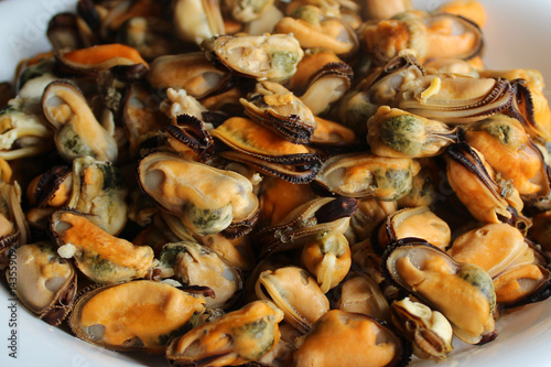 Fototapeta Naklejka Na Ścianę i Meble -  Cooked mussels
