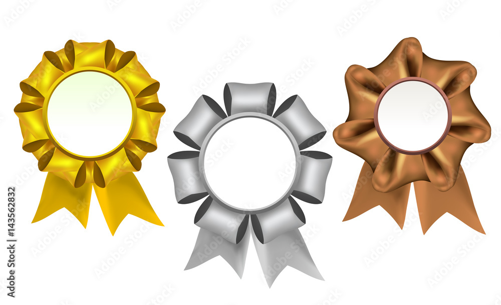 A set of 10 WINNER rosettes choose your colour FREE POSTAGE