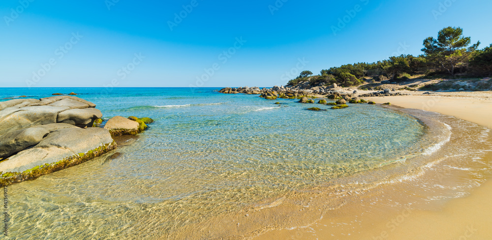 Obraz premium Blue sky over Orrì beach