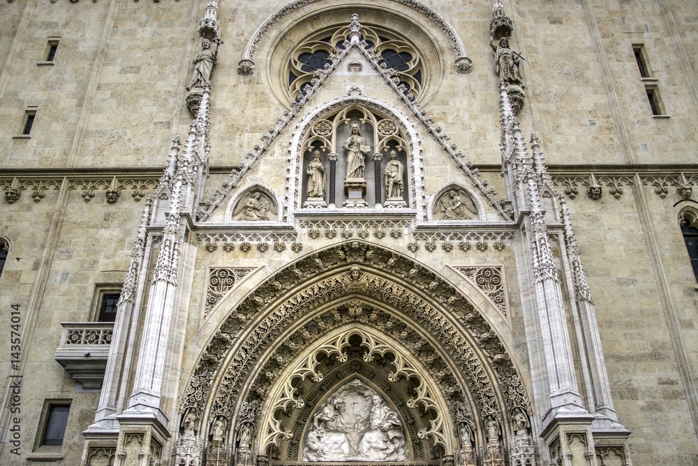Croatia - Portal of the Zagreb Cathedral