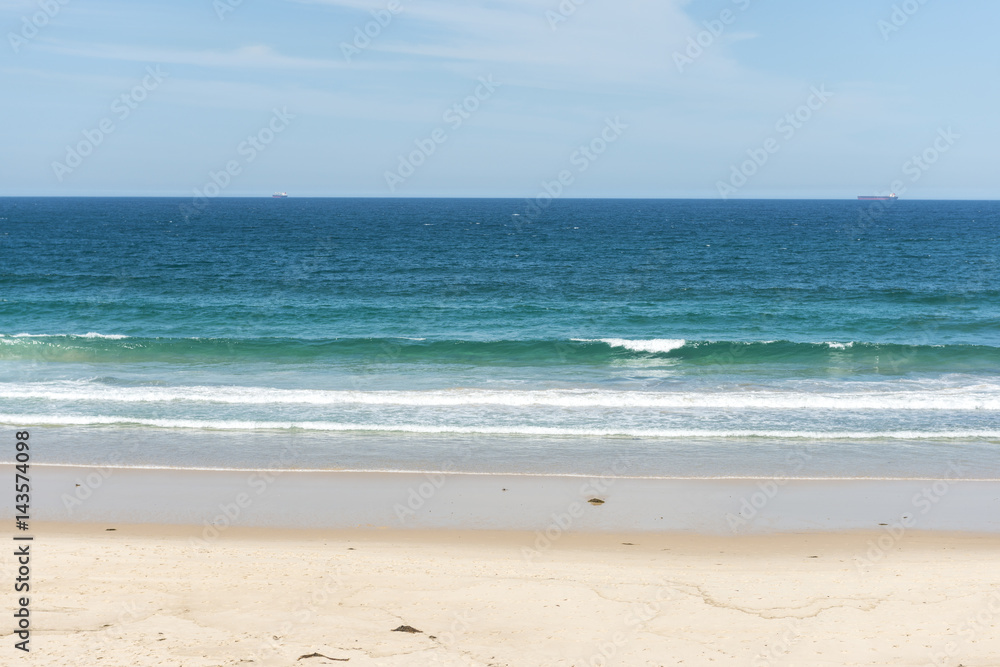 Beautiful day on cave beach near Sydney, Australia