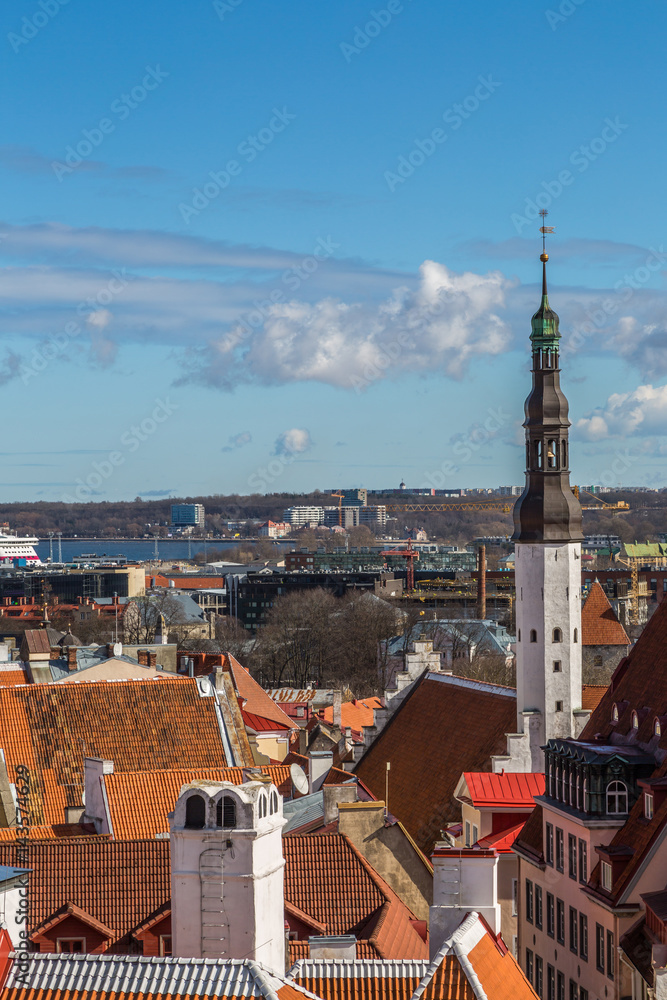Towers And Roofs of old Tallinn