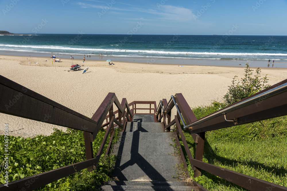 Beautiful day on cave beach near Sydney, Australia Beautiful day on cave beach near Sydney, Australia