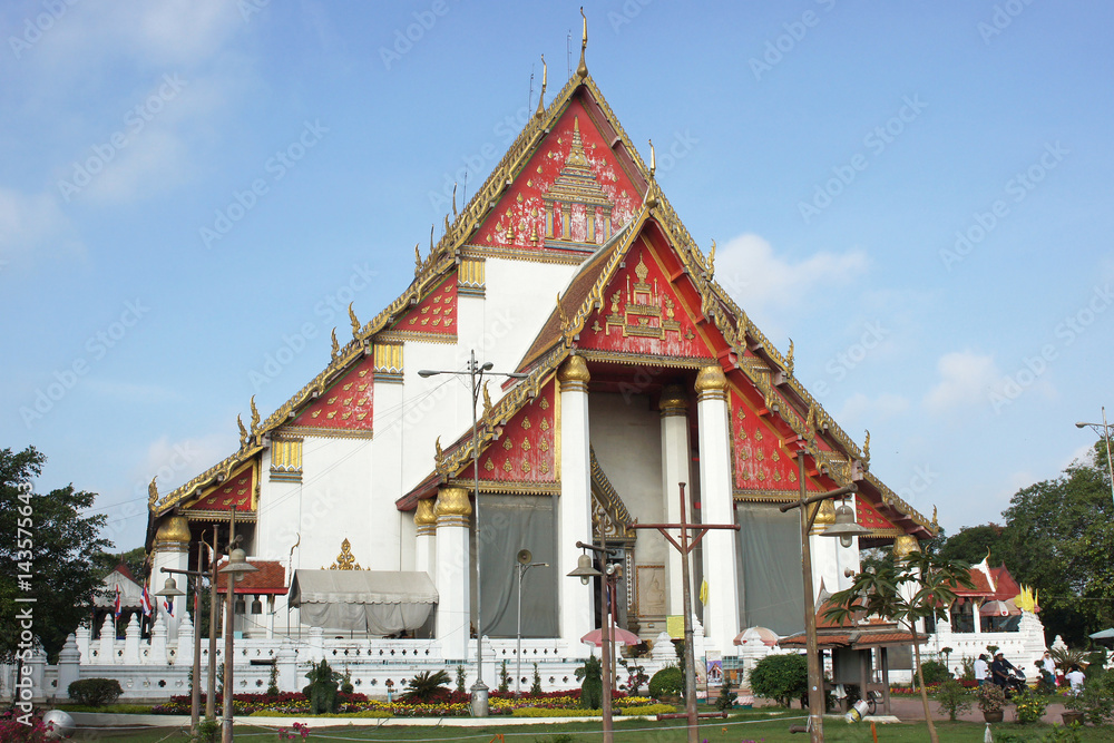 Viharn Phra Mongkon Bophit, Ayutthaya, Thailand, Asien