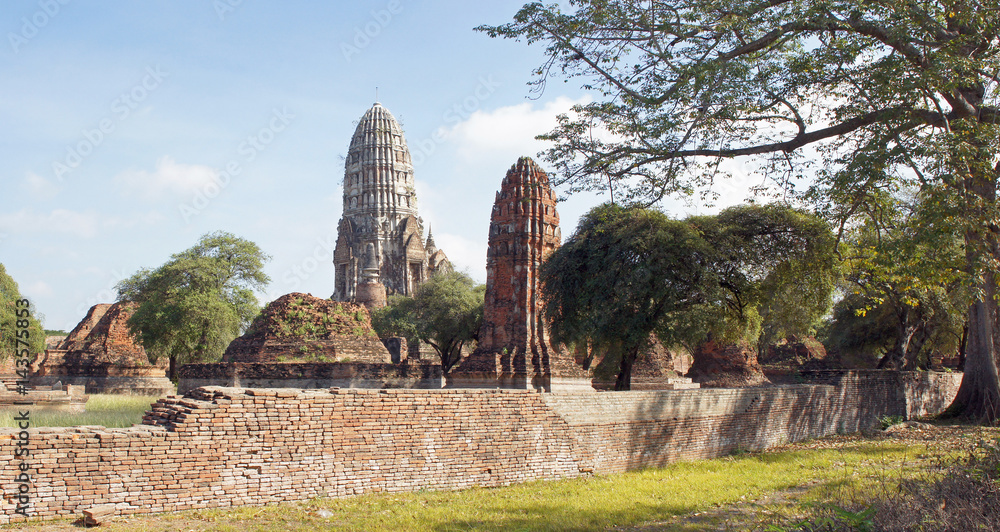 Wat ratchaburana Ayutthaya, Thailand, Asia