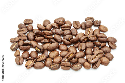 coffee bean on white background