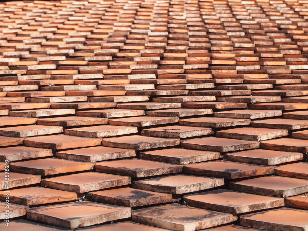 tiles roof background